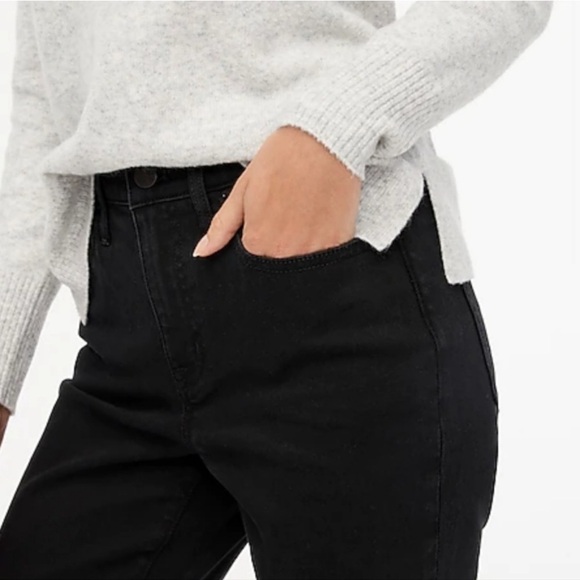 J. Crew Wool Crewneck Sweater in Extra Soft Yarn Medium Heather Platinum White - Picture 2 of 7